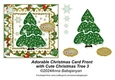 Adorable Christmas Card Front with Cute Christmas Tree 3