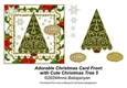 Adorable Christmas Card Front with Cute Christmas Tree 5