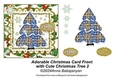 Adorable Christmas Card Front with Cute Christmas Tree 2