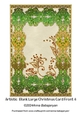 Artistic Blank Large Christmas Card Front 4