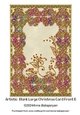 Artistic Blank Large Christmas Card Front 6