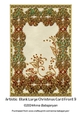 Artistic Blank Large Christmas Card Front 9