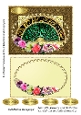 Fan with Flowers and Butterfly Card Front and Blank Insert 4