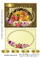 Fan with Flowers and Butterfly Card Front and Blank Insert 5