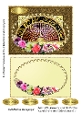 Fan with Flowers and Butterfly Card Front and Blank Insert 7