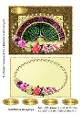 Fan with Flowers and Butterfly Card Front and Blank Insert 9