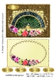 Fan with Flowers and Butterfly Card Front and Blank Insert 10