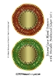 Round Lace Blank Toppers with Metallic Embossed Layer Set 1