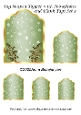 Tag Shaped Topper with Snowflakes and Blank Tags Set 3
