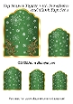 Tag Shaped Topper with Snowflakes and Blank Tags Set 5