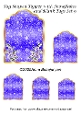 Tag Shaped Topper with Snowflakes and Blank Tags Set 9
