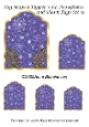 Tag Shaped Topper with Snowflakes and Blank Tags Set 13