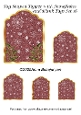 Tag Shaped Topper with Snowflakes and Blank Tags Set 16