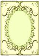 One Tone Vintage Swirls Plain Card Base 3