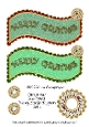 Christmas Scalloped Wavy Large Toppers Set 3