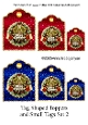 Tag Shaped Toppers and Small Tags Set 2