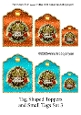 Tag Shaped Toppers and Small Tags Set 3