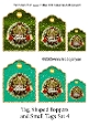 Tag Shaped Toppers and Small Tags Set 4