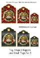 Tag Shaped Toppers and Small Tags Set 5