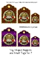 Tag Shaped Toppers and Small Tags Set 7