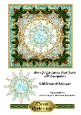 Beautiful Christmas Card Front with Snowflake 1