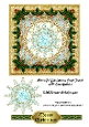 Beautiful Christmas Card Front with Snowflake 2