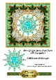 Beautiful Christmas Card Front with Snowflake 3