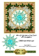 Beautiful Christmas Card Front with Snowflake 4