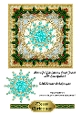 Beautiful Christmas Card Front with Snowflake 5