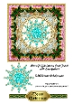 Beautiful Christmas Card Front with Snowflake 6