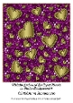 Metallic Embossed Scalloped Hearts on Glitter Background 4