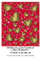 Metallic Embossed Scalloped Hearts on Glitter Background 11