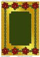 Festive Christmas Frame Plain Card Base 1