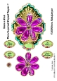 Make a Wish Floral Layered Shaped Topper 1