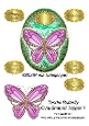 Tender Butterfly Oval Shaped Topper 1