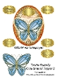 Tender Butterfly Oval Shaped Topper 2