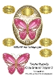 Tender Butterfly Oval Shaped Topper 3