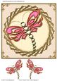Round Twisted Frame with Dragonfly 2