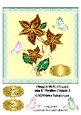 Three Artistic Flowers and Butterflies Topper 2