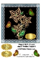 Three Artistic Flowers and Butterflies Topper 6