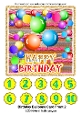 Birthday Balloons Card Front 2