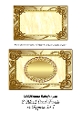 2 Blank Card Fronts or Toppers Set 1