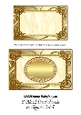 2 Blank Card Fronts or Toppers Set 4