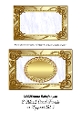 2 Blank Card Fronts or Toppers Set 5