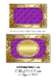 2 Blank Card Fronts or Toppers Set 8
