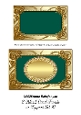 2 Blank Card Fronts or Toppers Set 10