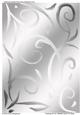 Thinking of You Metallic Swirls on Silver