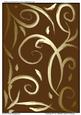 Thinking of You Metallic Swirls on Brown