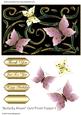 Butterfly Dream Card Front / Topper 3