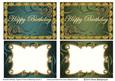 Beautiful Birthday Toppers/ Fronts & Matching Inserts 2